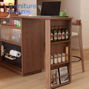 Elegante y moderno gabinete de Bar de madera, almacenamiento duradero y elegante para bebidas diarias, entretenimiento en el hogar, muebles calificados de Vietnam - Product Image 1