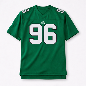 Maillot de football américain personnalisé en mesh avec impression par sublimation, T-shirt de sport surdimensionné respirant pour l'entraînement, numéro personnalisé - Product Image 5