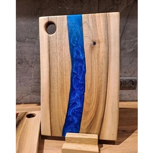 Tabla Multiusos de Madera y Resina Epoxi para Cortar y Servir Queso y Charcutería - Product Image 5