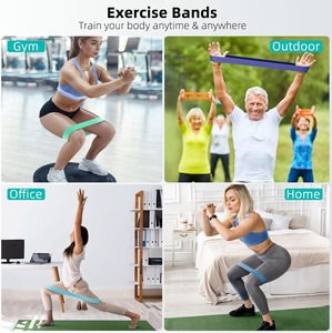 Latex Resistance Band Medium Elastic Pull Strap for Fitness Yoga Pilates Stretch Training Adults <b>Polybag</b> Packing - Product Image 6