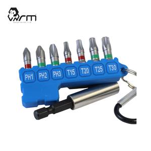 ชุดดอกไขควง 8 ชิ้น พร้อมที่เก็บดอกไขควง สำหรับสว่านกระแทก เจาะไม้ ผิวเคลือบสังกะสี ความยาว 13 ซม. ผลิตในไต้หวัน รับผลิตแบบ OEM/ODM ปรับแต่งรุ่นได้ - Product Image 2