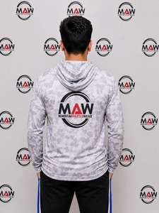 เสื้อตกปลา MAW Performance UV Sun Protection UPF 50+ แห้งเร็ว ทรงเข้ารูป ยูนิเซ็กซ์ ผ้าสี่ทางยืดหยุ่น 100% โพลีเอสเตอร์ - Product Image 4