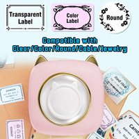 Imprimante thermique portable mini avec écran et commande vocale IA pour pochoirs de tatouage et impression instantanée de photos