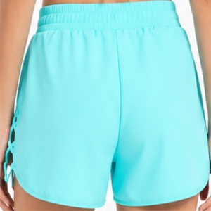 Custom <b>Women's</b> <b>Swim</b> <b>Shorts</b> Turquoise Sport <b>Shorts</b> Elastic Waist Quick Dry Knitted With Pockets Breathable Lightweight <b>Swim</b> <b>Short</b> - Product Image 5