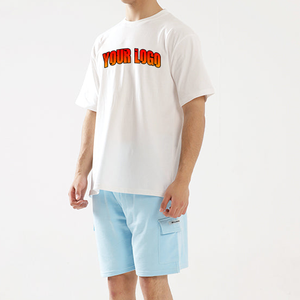 Wholesale Heavyweight Oversized <b>Tshirt</b> White <b>Plain</b> Heavyweight 100% Cotton T Shirt Streetwear Custom Men Oversized <b>Tshirt</b> - Product Image 4
