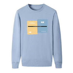 Sweat-shirt à col rond unisexe en molleton de coton épais, personnalisable avec logo, haute qualité, tendance actuelle, pour hommes - Product Image 6