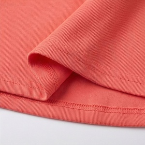 Jupe courte trapèze pour femme, couleur unie, taille élastique, plissée, tricotée en spandex et polyester, confortable, toutes saisons, tenue décontractée - Product Image 6