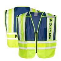 Gilets de sécurité 100 % polyester imperméables haute visibilité réfléchissants détachables avec protection anti-chaleur pour les travailleurs