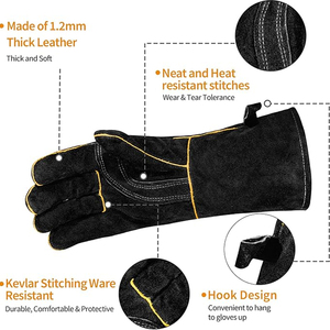 Guantes de Seguridad de Algodón para Trabajo Mecánico y Eléctrico, Guantes de Dedo Completo de Alta Calidad para Mecánicos - Product Image 3