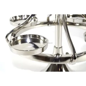 Handmade <b>Tall</b> Candle Holder for Wedding Stage Arrangement Modern Gold Candle Holder for and Office Decoration by Zahid Exports - Product Image 3