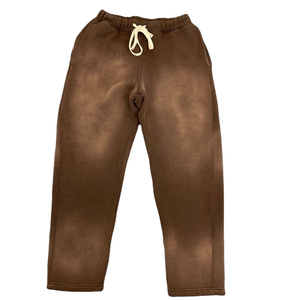 Ensemble décontracté pour homme effet délavé, pantalon de jogging délavé au soleil, pantalon en molleton, écologique, 100 % coton et polyester tricoté - Product Image 5