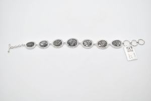 Natural Black Rutilated Quartz <b>Bracelet</b> 925 Sterling Silver Gemstone Jewelry For Women Elegant <b>Bracelet</b> Gift - Product Image 4