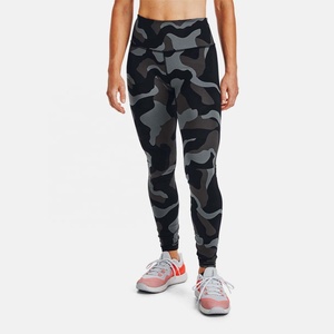 2026 Women's High Waist Camouflage Four-Way Stretch Spandex/Polyester Yoga <b>Leggings</b> <b>with</b> <b>Pockets</b> Power Flex Athletic Capri's - Product Image 2