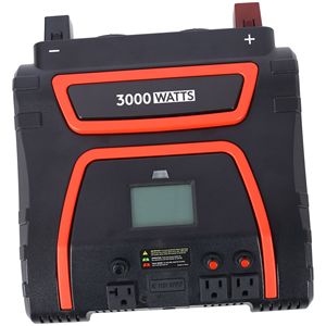 Inversor de corriente de 3000 vatios, pantalla LED de onda sinusoidal modificada, CA portátil para emergencias, sitios de trabajo, RV, Camping, 12V, 115 voltios-ETL - Product Image 4