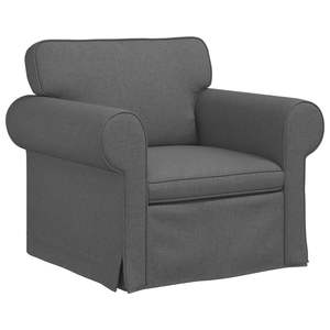 Sofá de tela para salón gris oscuro de 215 x 82 x 80 cm - Product Image 2