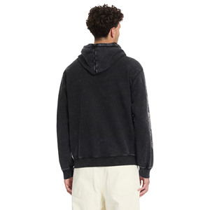 Sudadera con capucha extragrande para hombre al por mayor, con cremallera, logotipo frontal personalizado (impresión digital), 100% algodón polar, ajuste holgado, peso de tela 300g - Product Image 3