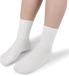 Striped Customized Bottom Logo Cuff Body Casual Knitted <b>Breathable</b> Eco-Friendly <b>Socks</b> - Product Image 5