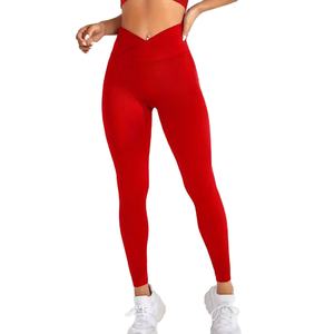 Vêtements de fitness de taille adulte pour femmes, leggings de qualité supérieure 100% coton, leggings d'entraînement pour femmes, meilleures ventes - Product Image 1