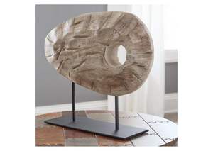 Centre de table en bois gravé au design tendance pour la décoration de table festive et les idées de style pour les fêtes et célébrations - Product Image 5