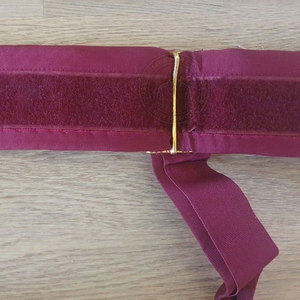Cinturón Decorativo Ceremonial para Uniforme, de Algodón y Poliéster, Ligero, Ecológico, Cómodo, de Tela Ancha y Suave - Product Image 3