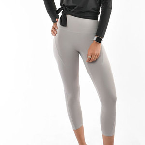 Women High Waisted <b>Capri</b> <b>Leggings</b> Polyamide Seamless Sport Stretchy Opaque Fitness Yoga Pants with Pocket for Gym Running - Product Image 5