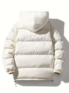 Vestes matelassées pour hommes en gros pour la saison hivernale, manteaux en duvet chauds OEM, vestes matelassées légères - Product Image 2