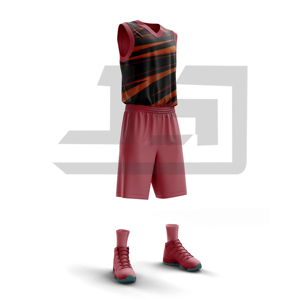 Uniforme de Baloncesto al por Mayor, Conjunto de Camiseta y Pantalones Cortos Deportivos Personalizados, 100% Poliéster, Tela Transpirable, Opciones de Diseño de Color Ilimitadas - Product Image 3