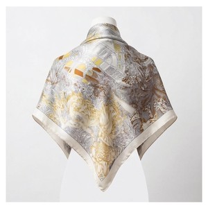 NORTH APPROACH Women's Square <b>Silk</b> Scarf Floral Print Elegant Multi-Functional Fashion Accessory All Seasons - Product Image 2