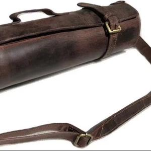 Sac à couteaux de chef en cuir véritable personnalisé, durable, nouveau design OEM, sac à couteaux de chef en cuir véritable pour la cuisine, LKR-0246 - Product Image 1