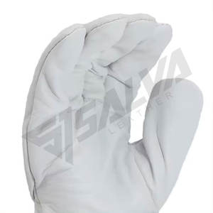 ถุงมือหนังสำหรับงานก่อสร้าง ถุงมือเชื่อมโลหะ ถุงมือหนังวัวทนความร้อน - Product Image 2