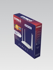เราเตอร์อัจฉริยะ ISP 6อิน1ความเร็ว SM-WR1000 300Mbps เราเตอร์ไร้สาย4x5dBi nap/client TR069 Guest Network REMOTE APP Control - Product Image 5