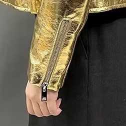 Veste en cuir imprimée Python personnalisée pour femme, cuir véritable de luxe, service d'échantillons OEM ODM disponible - Product Image 6