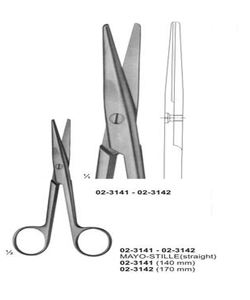 Tijeras Mayo-Stille de 170 mm, de Acero Inoxidable, para Disección Quirúrgica, Reutilizables, Instrumento Médico para Cirugía General - Product Image 1