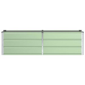 Fioriera in Acciaio Verde 160 x 40 x 45 cm per Vasi e Fioriere - Product Image 4