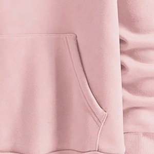 Mens <b>Pink</b> Pullover <b>Hoodie</b> Long Sleeve Fleece Sweatshirt Casual Streetwear Hooded Top Kangaroo Pocket Warm Comfy Daily Wear - Product Image 4