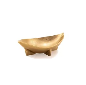 Antique Metal Dry Fruit Bowl Snack Dish Decorative Serving Bowl Dining Tableware Gift Item - Product Image 1