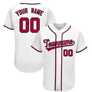 Custom Short Sleeve Oversized Plain Embroidered Striped Men Baseball <b>Shirts</b> - Product Image 3