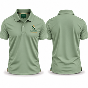 เสื้อเชิ้ต NAVISTA SPORTS สีพื้น รุ่นใหม่ สำหรับผู้ชายไซส์ใหญ่ แขนสั้น ระบายอากาศได้ดี ซับเหงื่อ ผลิตจากโพลีเอสเตอร์/คอตตอน - Product Image 3
