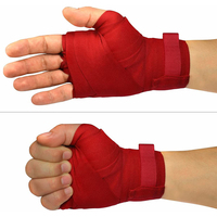 Bandages de boxe en coton élastique, logo personnalisé OEM, bandages de poing pour l'entraînement, le sparring, le Muay Thai, le MMA, équipement de combat, vente en gros