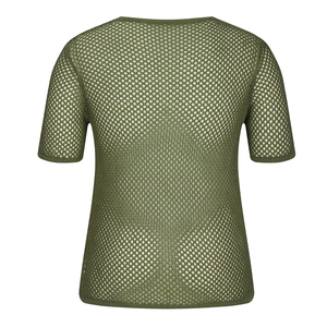 Breathable Men Mesh <b>Shirt</b> Fitness Workout Drop Shoulder Crew Neck Men Mesh <b>Shirt</b> With <b>Custom</b> <b>Design</b> And Size with Oem - Product Image 6
