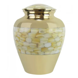 Urna de cremación de aluminio con diseño de mármol, mini urna conmemorativa para cenizas humanas, para funerales, suministros al por mayor - Product Image 3