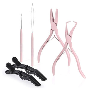 Kit complet d'extensions de cheveux, outils de beauté professionnels pour l'application d'extensions de cheveux - Product Image 2