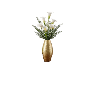 Ensemble de vases de table modernes en laiton, finition dorée faite à la main, porte-fleurs décoratif pour la maison et l'hôtel, vase décoratif pour la maison et l'hôtel - Product Image 4