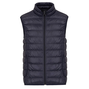 New Style Custom logo Winter Bubble Vest <b>Coat</b> Hot <b>Sale</b> Custom High Quality Cold Proof Puffer Vest Men Vests OEM Serviced - Product Image 2