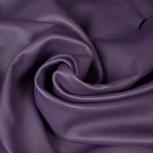 Cuir véritable grainé violet foncé pour la fabrication de sacs à main, chaussures, portefeuilles et projets de création originaux de qualité supérieure. - Product Image 6