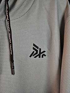 Sweat-shirt à capuche zippé pour homme PUFFIN SPORTS, coupe classique, respirant, en polyester tricoté, style sportif, imprimé silicone - Product Image 4