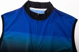 Gilet de cyclisme pour hommes, maillot de vélo sans manches, chemises imprimées pour équipe, en polyester, séchage rapide, été, adulte - Product Image 3