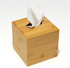 Organizador de Papel Higiénico Artex Hai Nam, de Bambú, con Tapa, Diseño Clásico, Duradero y Sostenible - Product Image 1
