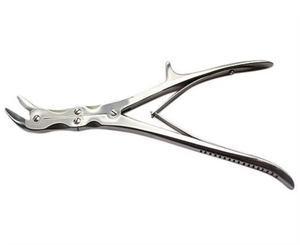 เครื่องมือผ่าตัดกระดูกและประสาทระบบประสาทแบบสองทิศทาง ยี่ห้อพรีเมี่ยม เอชลิน โบน รอนเจอร์ ขนาด 23 ซม. ทำจากเหล็กกล้าไร้สนิม สำหรับศัลยกรรมกระดูกและประสาท ขนาด 2 มม. 3 มม. 4 มม. ได้รับมาตรฐาน CE ISO - Product Image 1