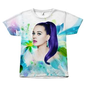 Camiseta de algodón de alta calidad a la moda 2026 para mujer 100% tejido Digital impreso Casual cuello redondo Anti-Pilling logotipo transpirable - Product Image 1